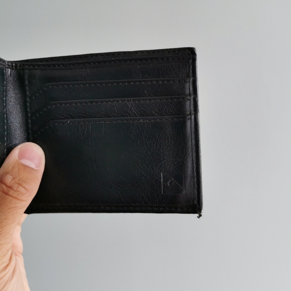 Quicksilver leather black wallet - Picture 5 of 5